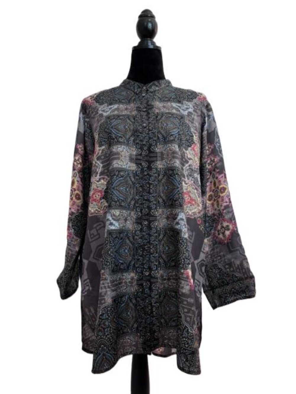 Johnny Was 100% Silk Tunic